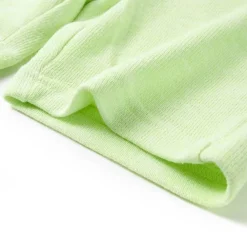 vidaXL Pantalón corto infantil con cordón amarillo neón 140 Best