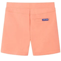 vidaXL Ropa Y Accesorios-Pantalón corto infantil con cordón naranja neón 128