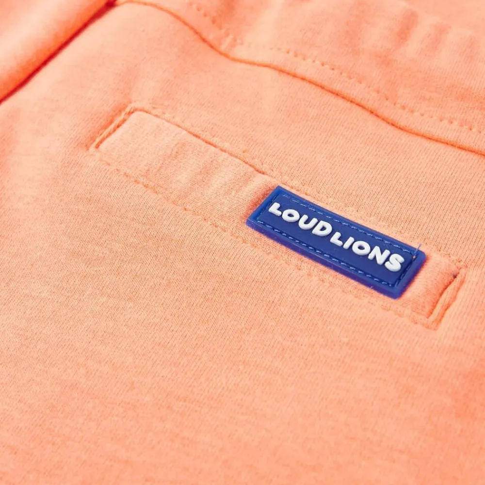 vidaXL Ropa Y Accesorios-Pantalón corto infantil con cordón naranja neón 128