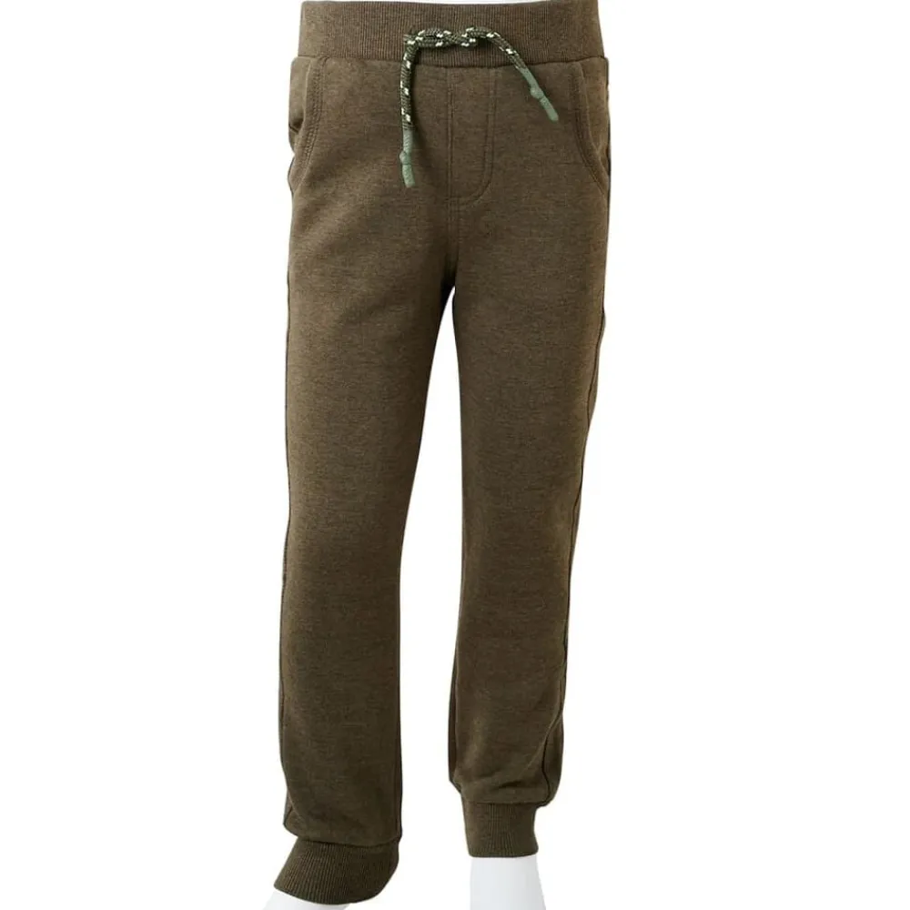 vidaXL Pantalón de chándal infantil caqui mélange 92 Online