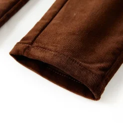 vidaXL Pantalón infantil color coñac 92 Coñac