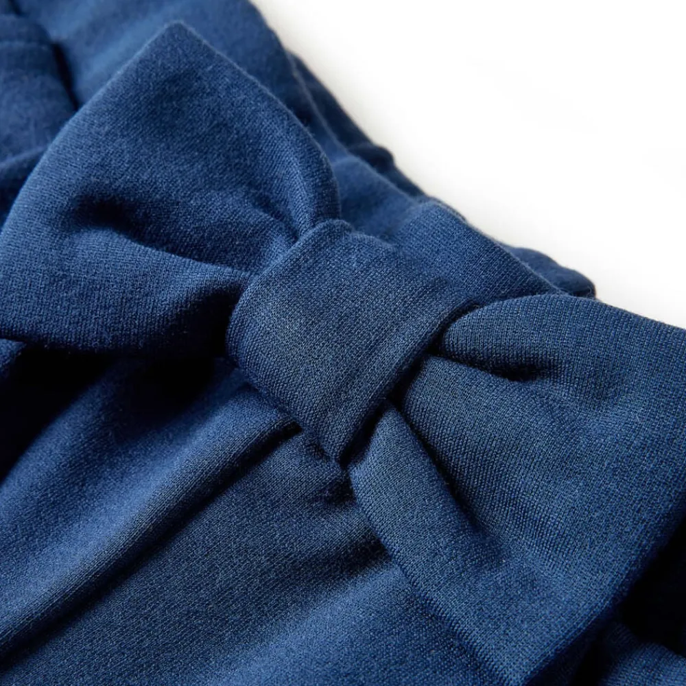 vidaXL Ropa Y Accesorios-Pantalón infantil con perneras anchas azul marino 104