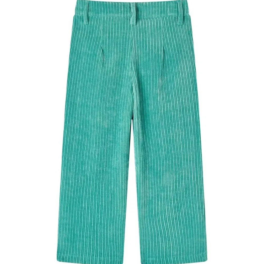 vidaXL Pantalón infantil de pana verde menta 92 Hot