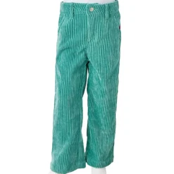 vidaXL Pantalón infantil de pana verde menta 92 Hot