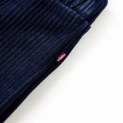 vidaXL Pantalón infantil pana 92 Azul marino Hot