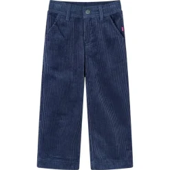 vidaXL Ropa Y Accesorios-Pantalón infantil pana azul marino 92