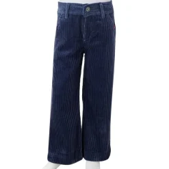 vidaXL Ropa Y Accesorios-Pantalón infantil pana azul marino 92