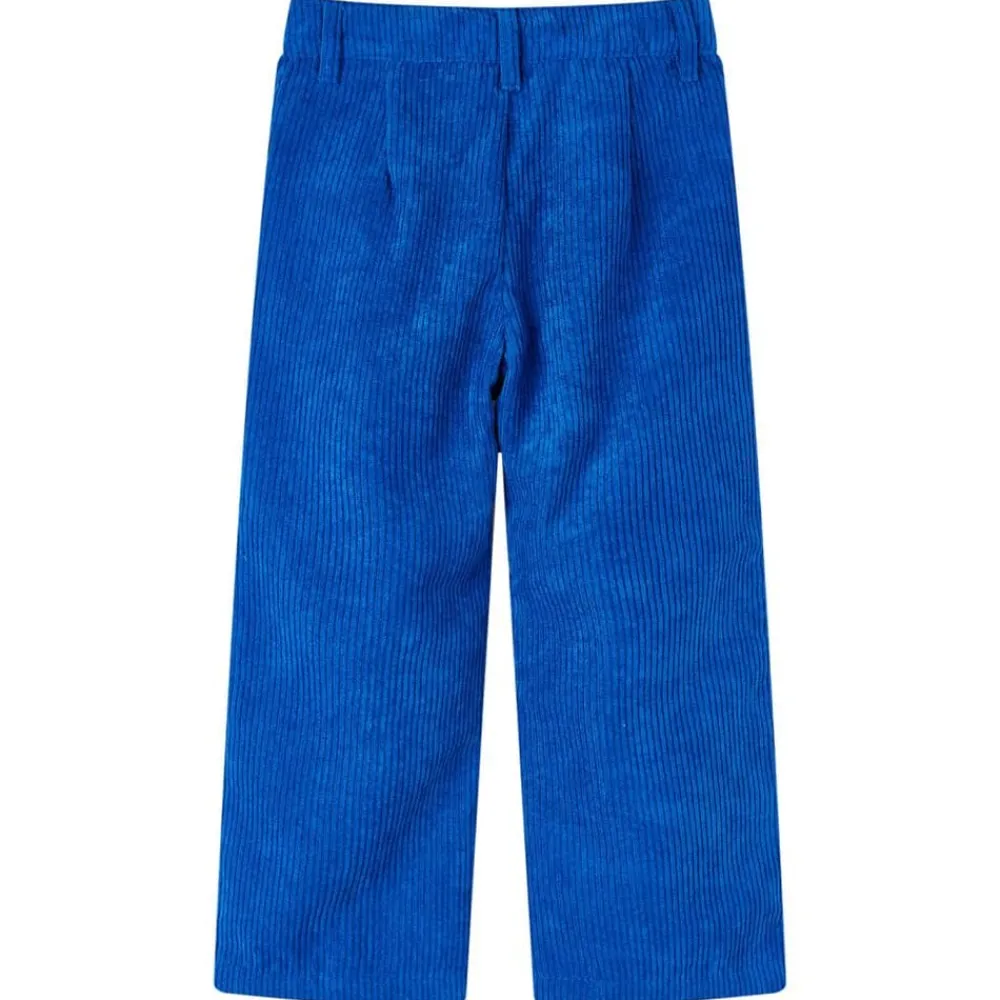 vidaXL Ropa Y Accesorios-Pantalón infantil pana azul cobalto 92