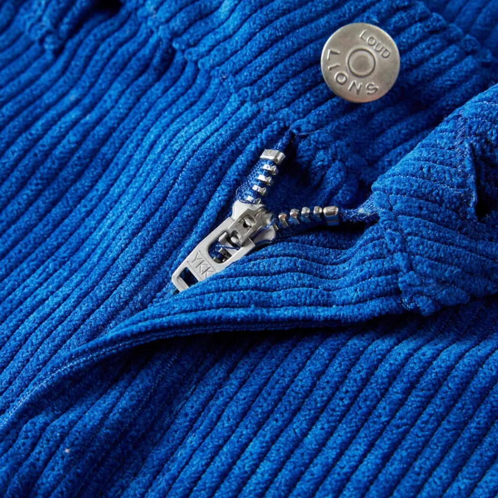 vidaXL Ropa Y Accesorios-Pantalón infantil pana azul cobalto 92
