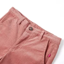 vidaXL Ropa Y Accesorios-Pantalón infantil pana rosa envejecido 92