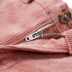 vidaXL Ropa Y Accesorios-Pantalón infantil pana rosa envejecido 92