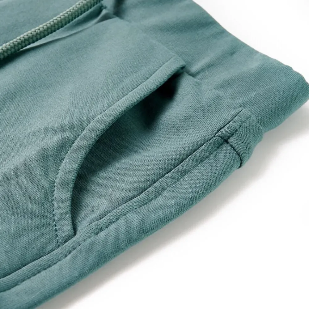 vidaXL Ropa Y Accesorios-Pantalones cortos infantiles con cordón color azul petróleo claro 92