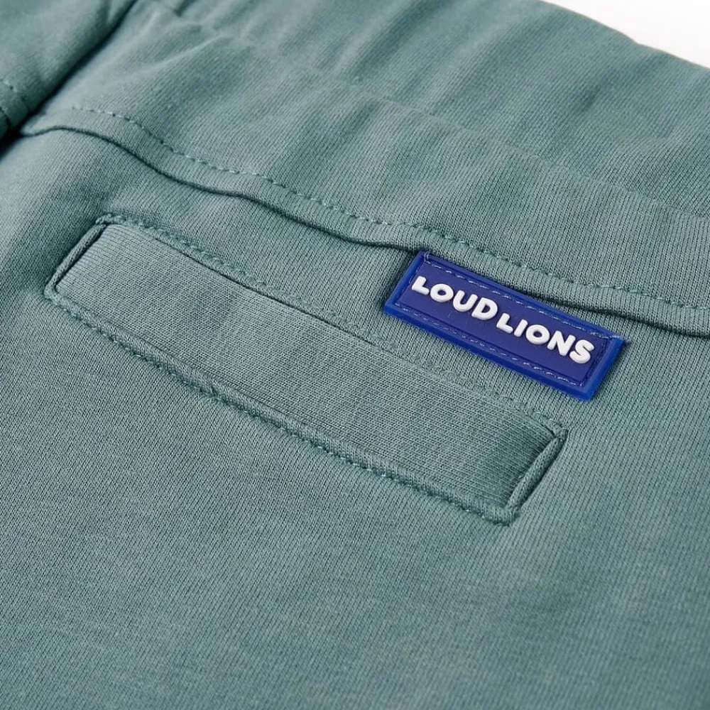 vidaXL Ropa Y Accesorios-Pantalones cortos infantiles con cordón color azul petróleo claro 92