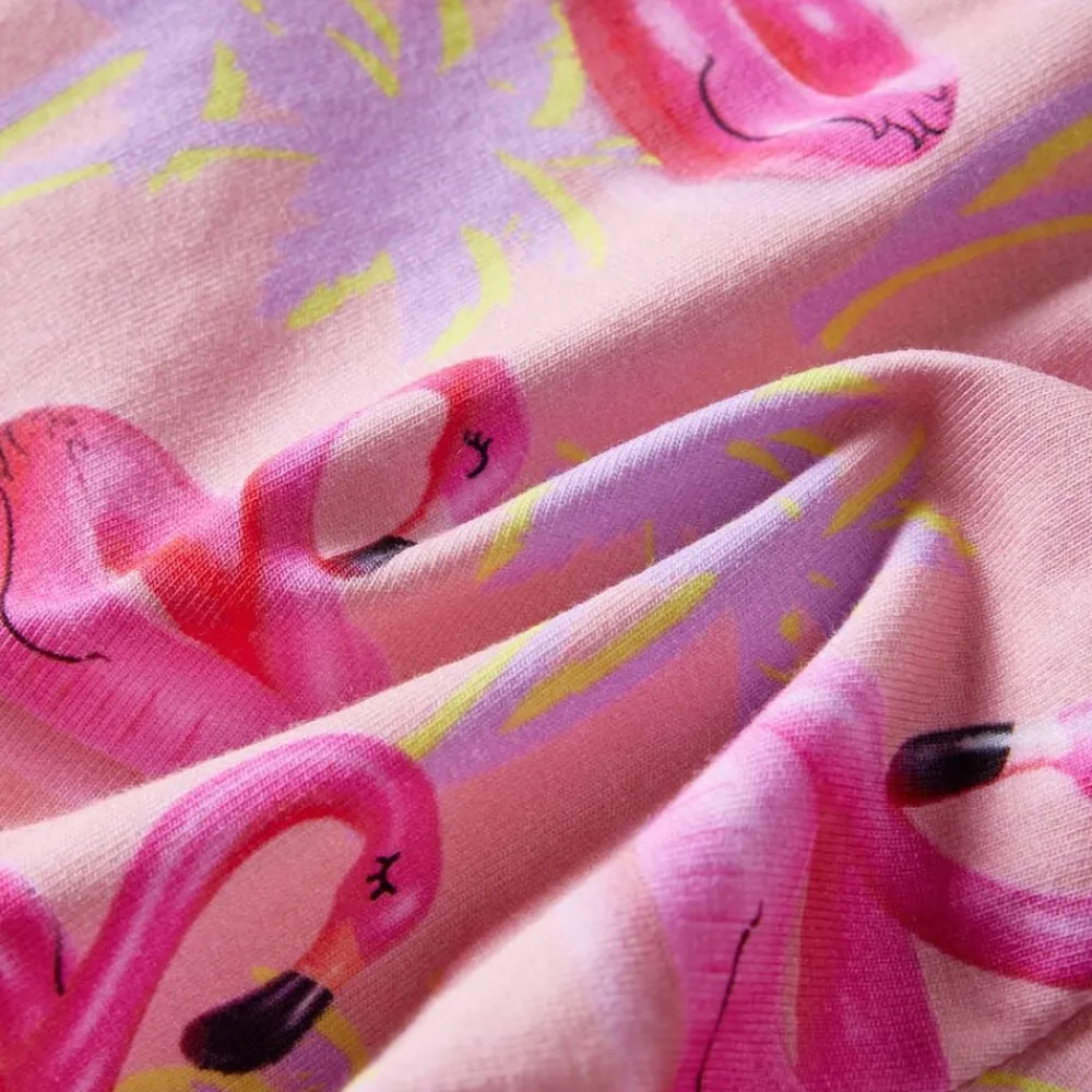 vidaXL Pantalones cortos infantiles con cordón rosa claro 92 Clearance
