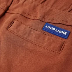 vidaXL Pantalones cortos infantiles con cordón marrón 92 Marrón Clearance