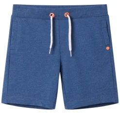 vidaXL Ropa Y Accesorios-Pantalones cortos infantiles con cordón oscuro mélange 116