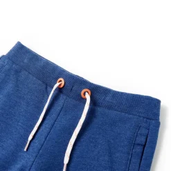 vidaXL Ropa Y Accesorios-Pantalones cortos infantiles con cordón oscuro mélange 116