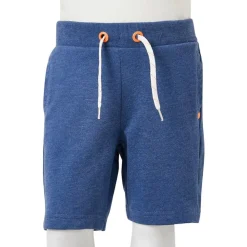 vidaXL Ropa Y Accesorios-Pantalones cortos infantiles con cordón oscuro mélange 116