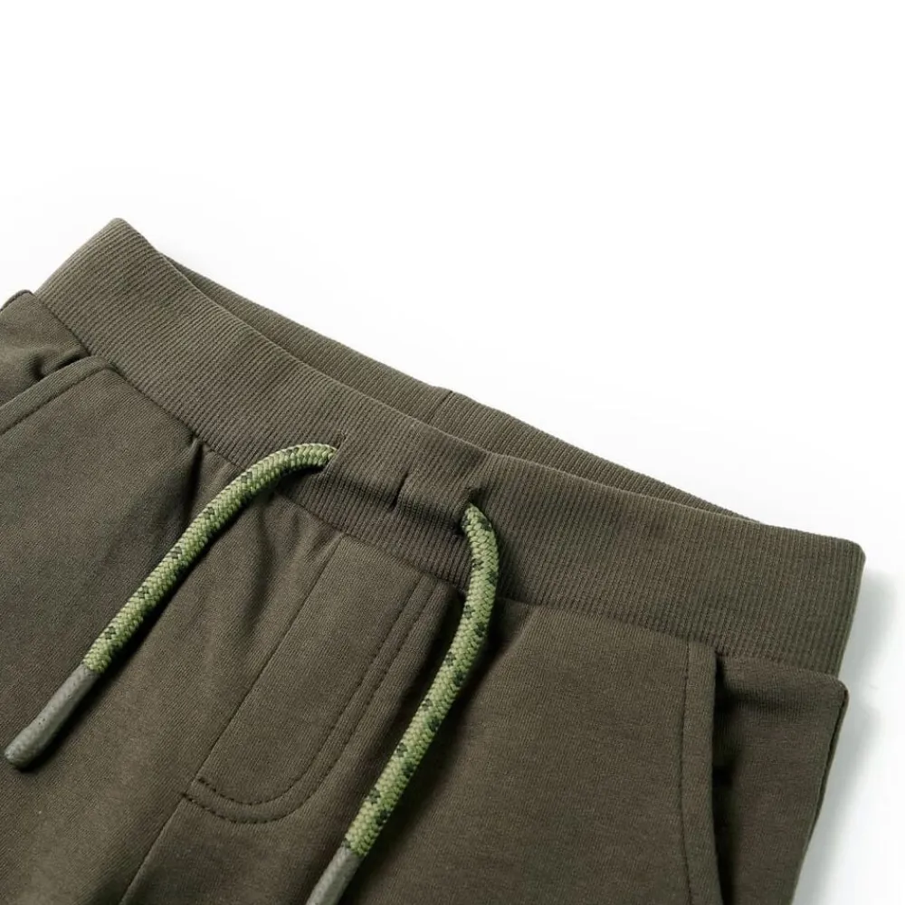 vidaXL Ropa Y Accesorios-Pantalones cortos infantiles con cordón oscuro 116