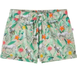 vidaXL Pantalones cortos infantiles con cordón caqui claro 116 Outlet
