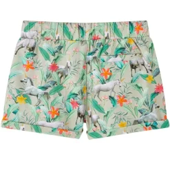 vidaXL Pantalones cortos infantiles con cordón caqui claro 116 Outlet