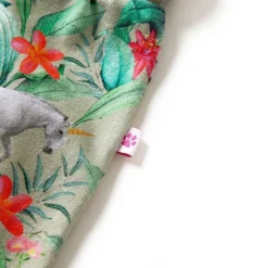 vidaXL Pantalones cortos infantiles con cordón caqui claro 116 Outlet