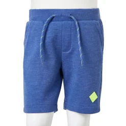 vidaXL Ropa Y Accesorios-Pantalones cortos infantiles con cordón mélange 116