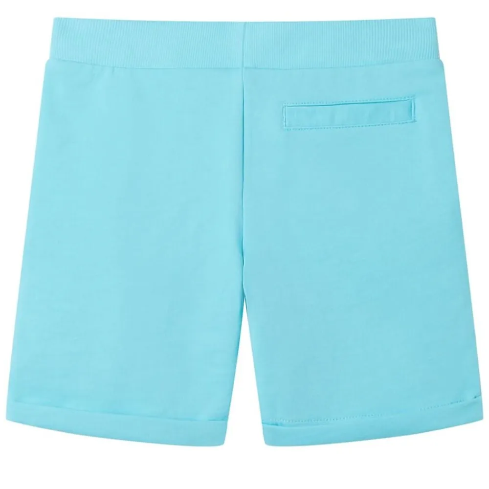 vidaXL Ropa Y Accesorios-Pantalones cortos infantiles con cordón color aguamarina 128