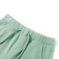 vidaXL Ropa Y Accesorios-Pantalones cortos infantiles con cordón claro 92