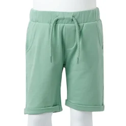 vidaXL Ropa Y Accesorios-Pantalones cortos infantiles con cordón claro 92