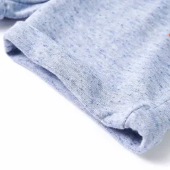 vidaXL Ropa Y Accesorios-Pantalones cortos infantiles con cordón mélange 116