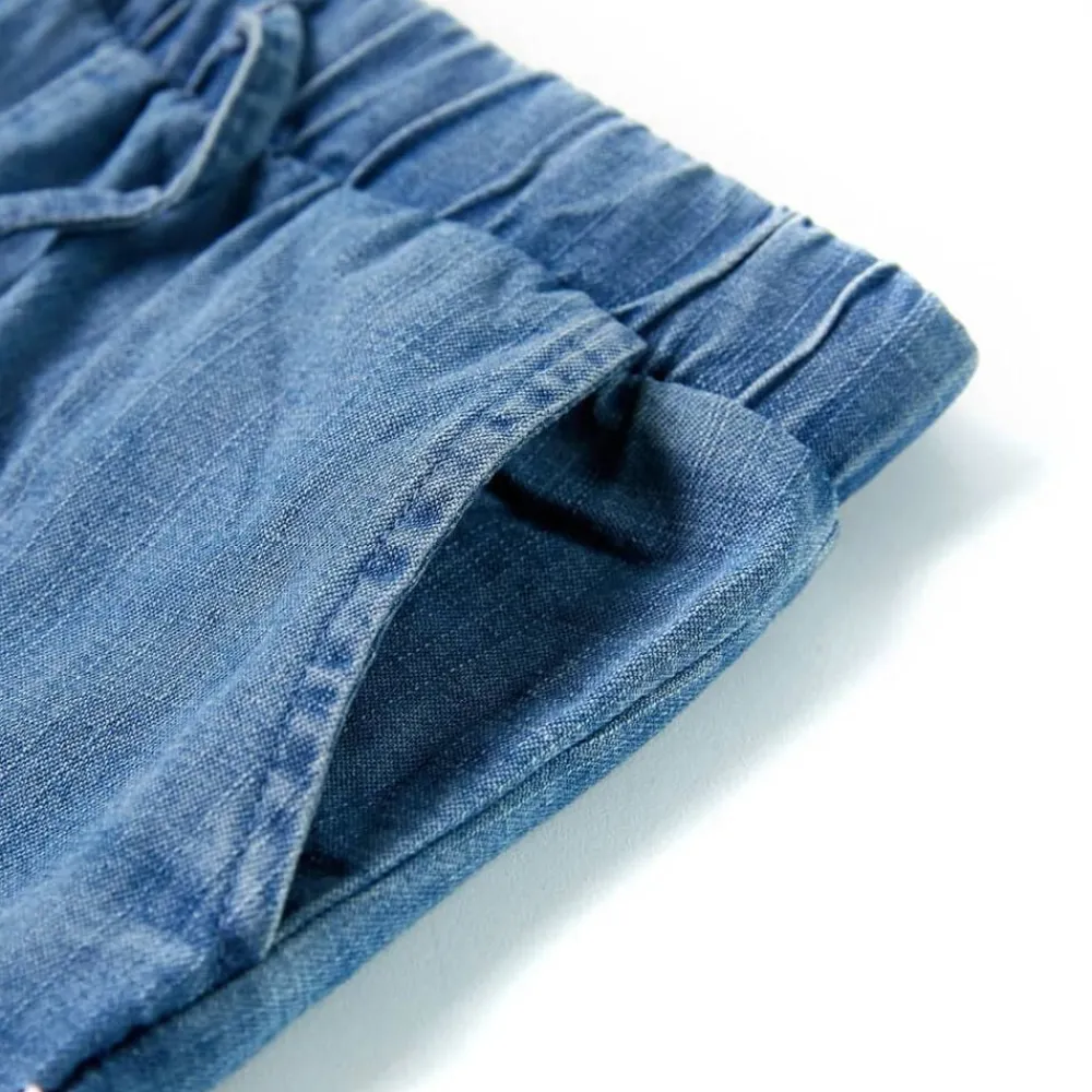 vidaXL Ropa Y Accesorios-Pantalones cortos infantiles vaquero 104