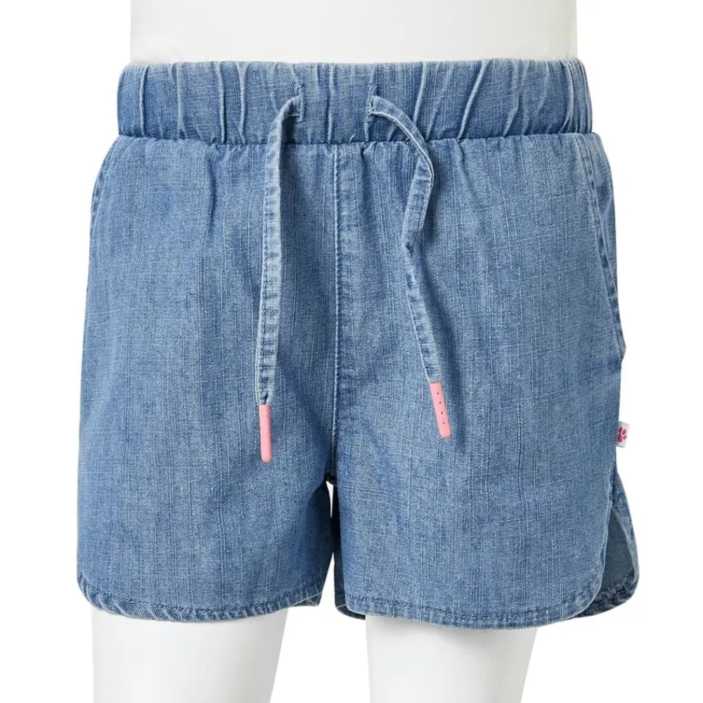 vidaXL Ropa Y Accesorios-Pantalones cortos infantiles vaquero 104