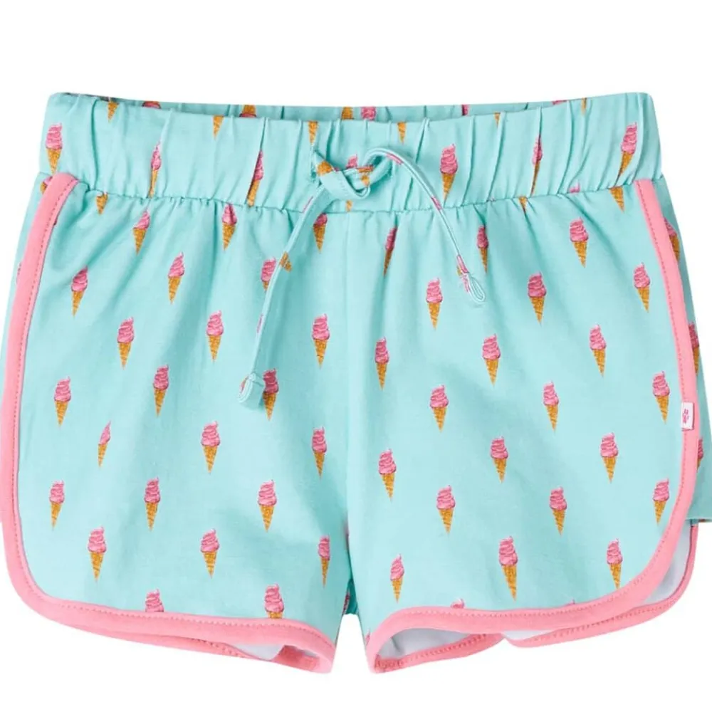 vidaXL Pantalones cortos infantiles con cordón menta claro 104 Outlet