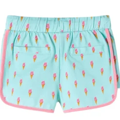 vidaXL Pantalones cortos infantiles con cordón menta claro 104 Outlet
