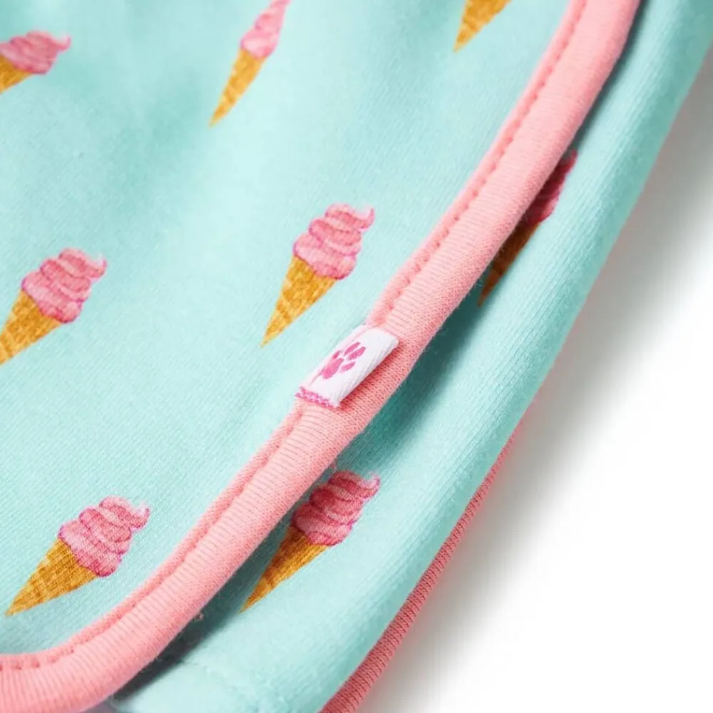 vidaXL Pantalones cortos infantiles con cordón menta claro 104 Outlet