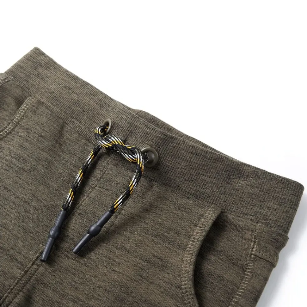 vidaXL Ropa Y Accesorios-Pantalones de chándal infantiles oscuro mélange 92