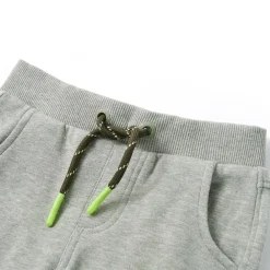 vidaXL Pantalones de chándal infantiles claro 92 Caqui