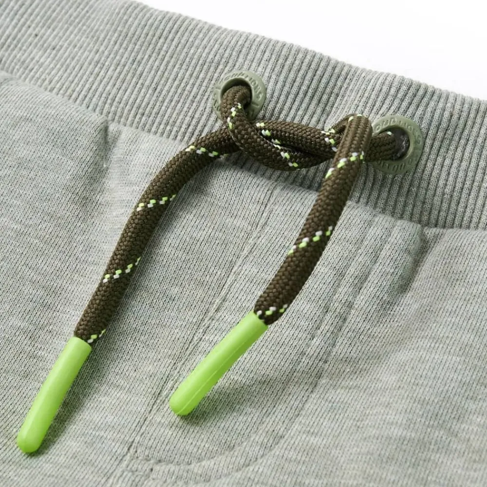 vidaXL Pantalones de chándal infantiles claro 92 Caqui