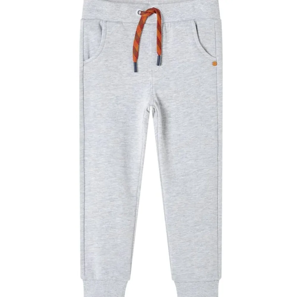 vidaXL Pantalones de chándal infantiles mélange 92 Gris Clearance