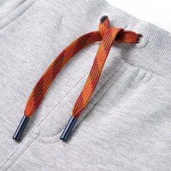 vidaXL Pantalones de chándal infantiles mélange 92 Gris Clearance