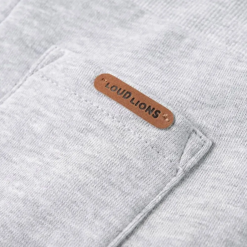 vidaXL Pantalones de chándal infantiles mélange 92 Gris Clearance