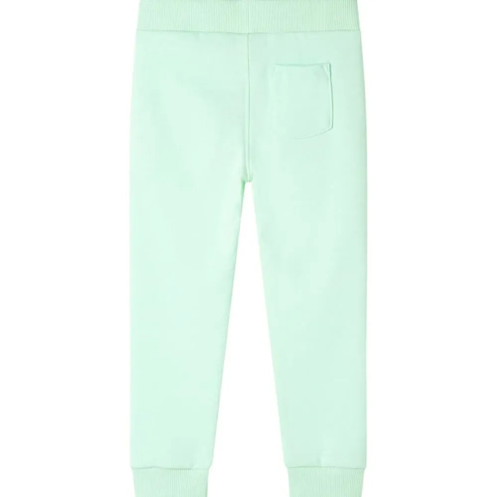 vidaXL Pantalones de chándal infantiles brillante 104 Verde Sale
