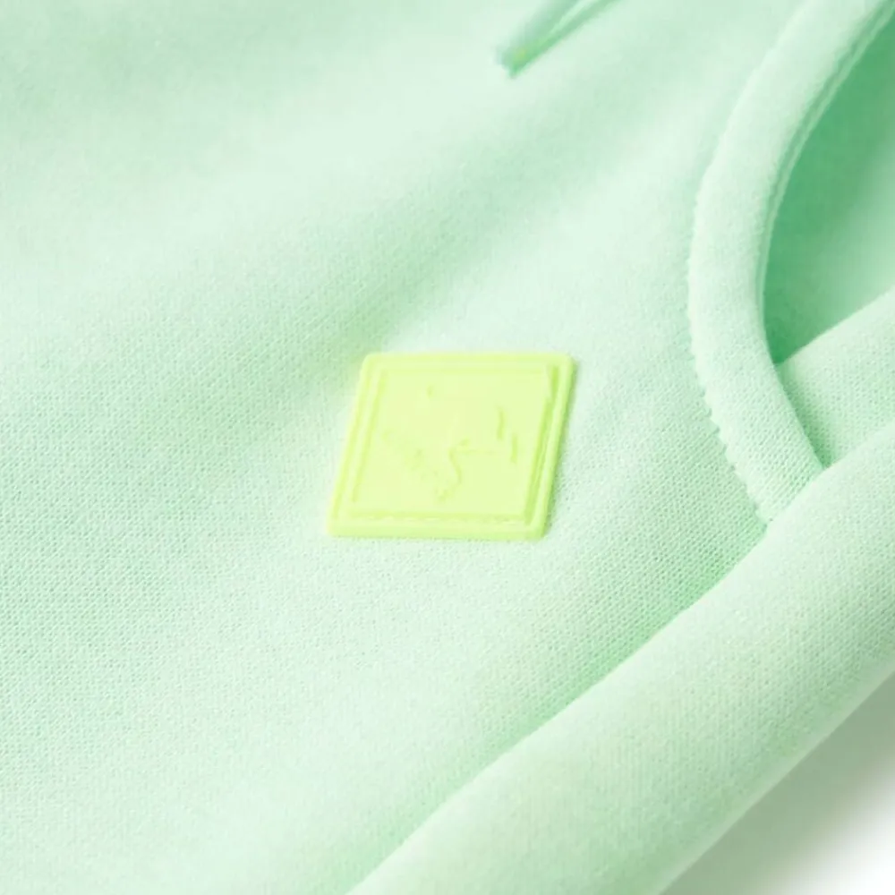 vidaXL Pantalones de chándal infantiles brillante 104 Verde Sale