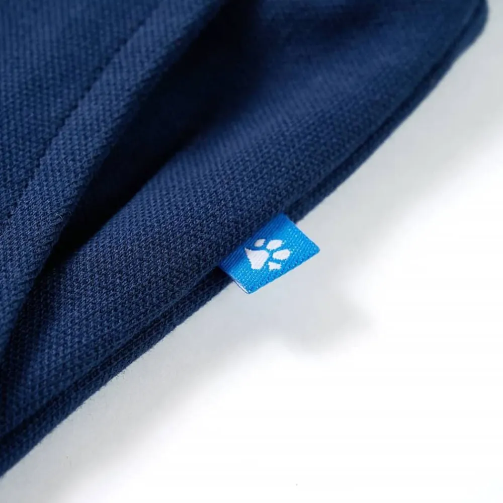 vidaXL Ropa Y Accesorios-Pantalones infantiles con cordón azul marino 92