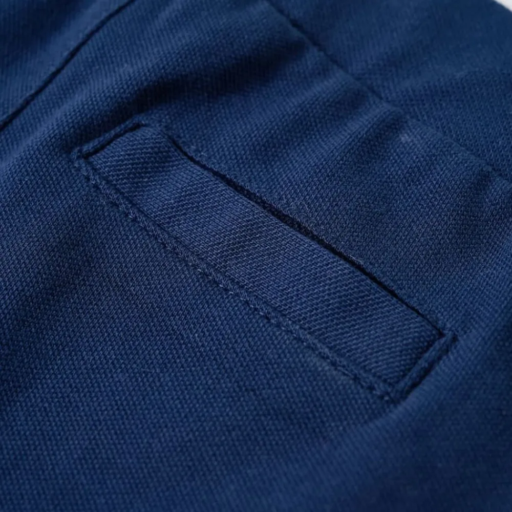 vidaXL Ropa Y Accesorios-Pantalones infantiles con cordón azul marino 92