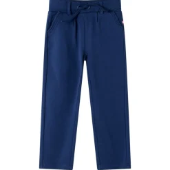 vidaXL Pantalones infantiles con cordón azul marino 92 Outlet