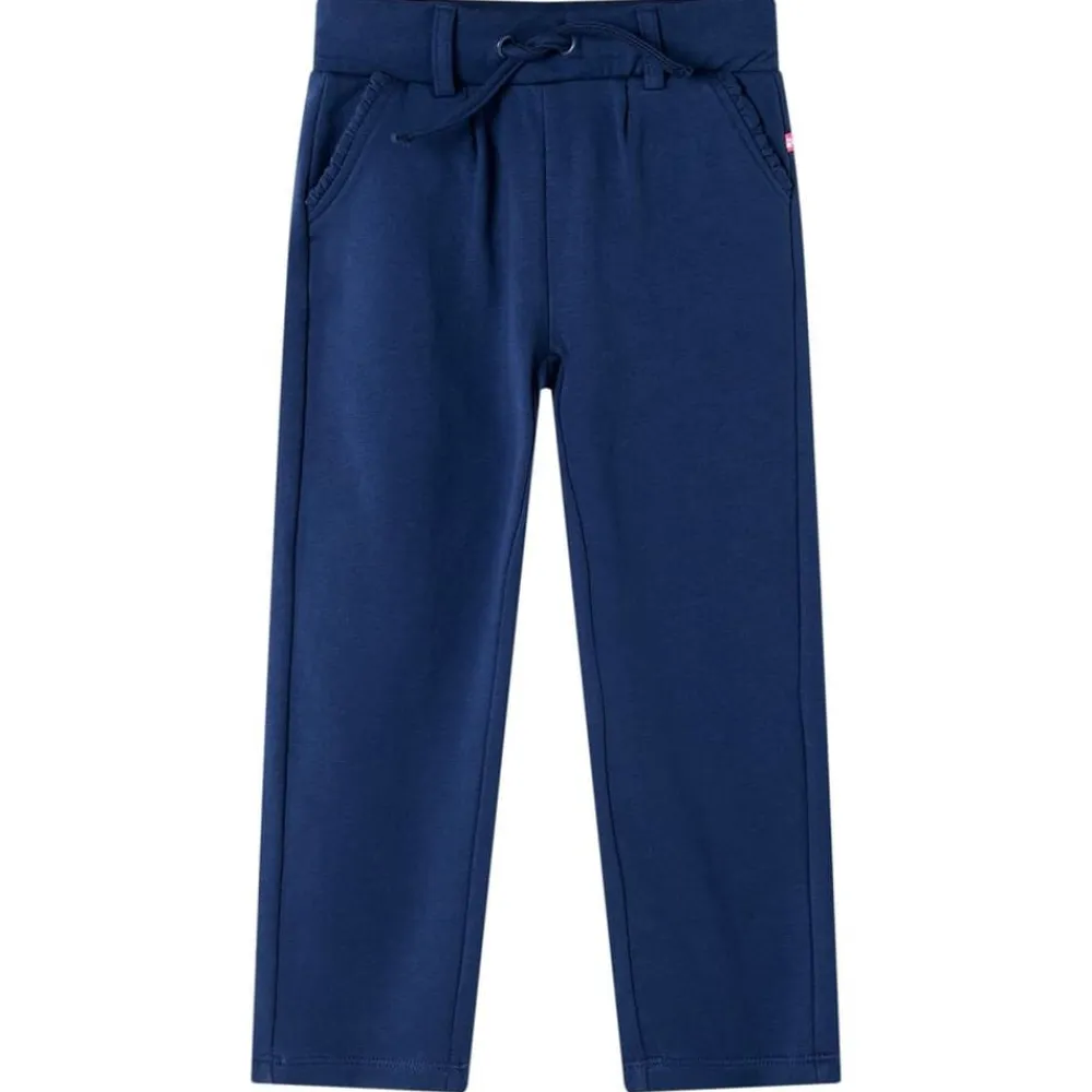 vidaXL Pantalones infantiles con cordón azul marino 92 Outlet
