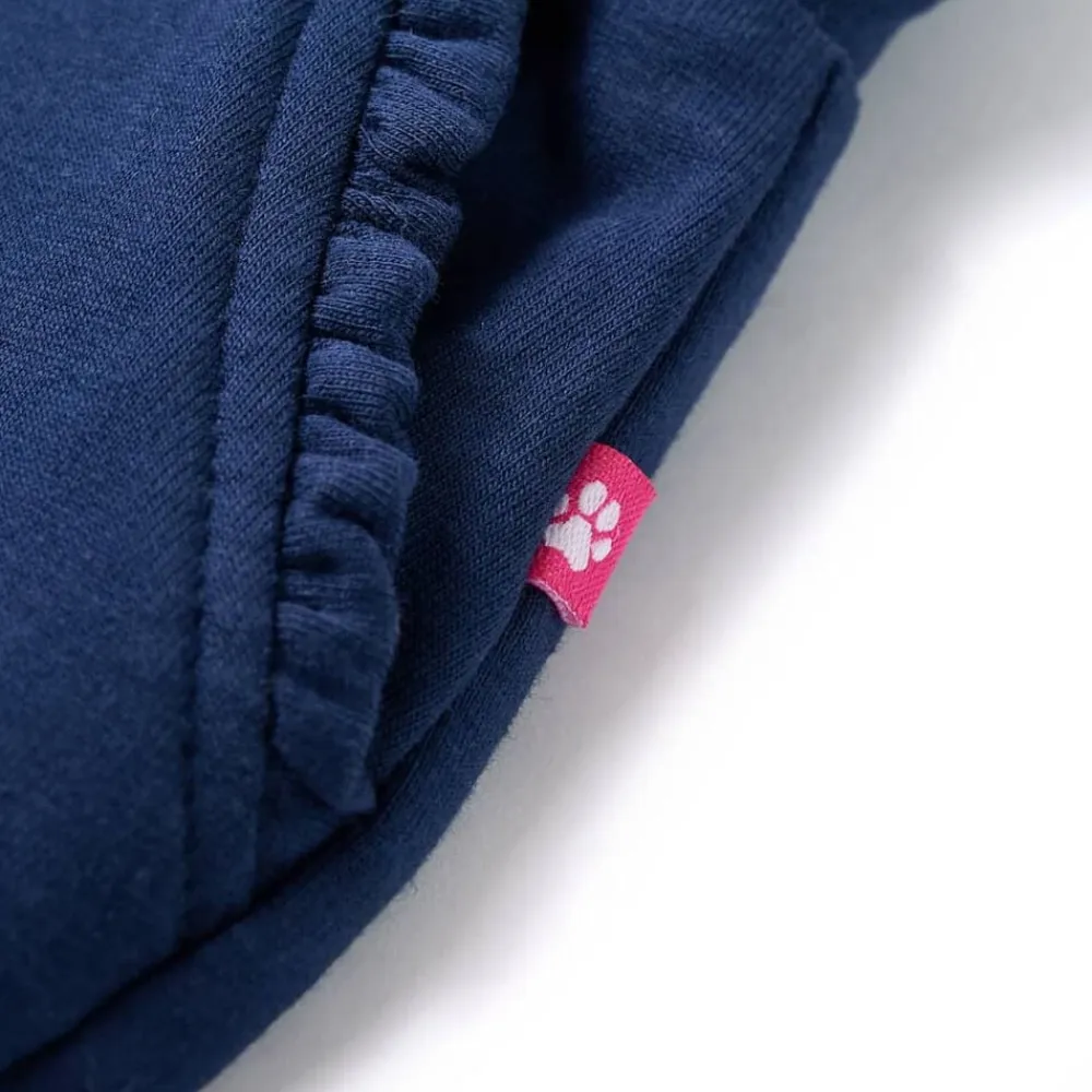 vidaXL Pantalones infantiles con cordón azul marino 92 Outlet
