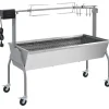 vidaXL Cocina Y Comedor-Parrilla De Barbacoa Con Asador Y Motor Eléctrico